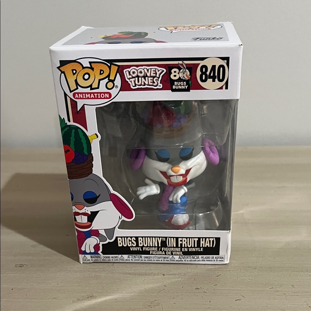 Bugs Bunny (In Fruit Hat) 840 Funko Pop Figure Collectible Gift New in Box